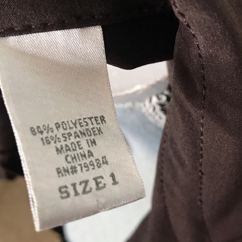 Chicos zenergy brown half zip dress pockets medium - Picture 8 of 8